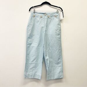 Lauren Ralph Lauren Sailor Crop Pants Light Blue Size 4 Nautical Preppy